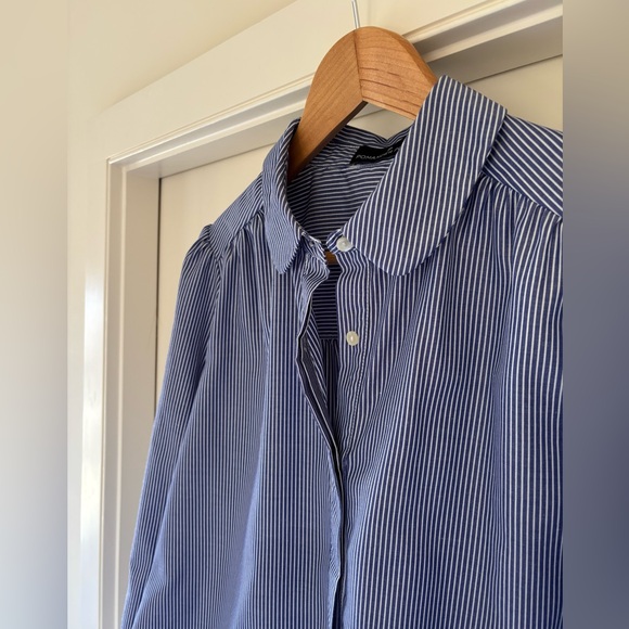 Pomander Place Puff-Sleeve Button-Down Blouse - Picture 5 of 10
